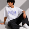 Super Star Oversized Tee – White