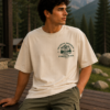 Finding Peace Oversized Tee – Beige