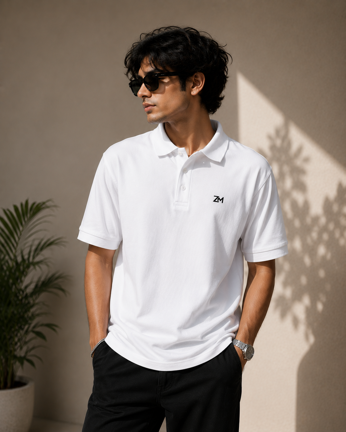 ZM Classic Polo T-Shirt – White