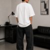 Reality Mask Oversized Tee – White