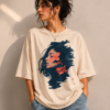 Floral Muse Oversized Tee – Off White