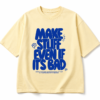 Make Stuff Oversized Tee – Butter Yellow