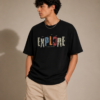 Explore Basic Tee – Black