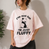 Fluffy Panda Oversized Tee – Baby Pink