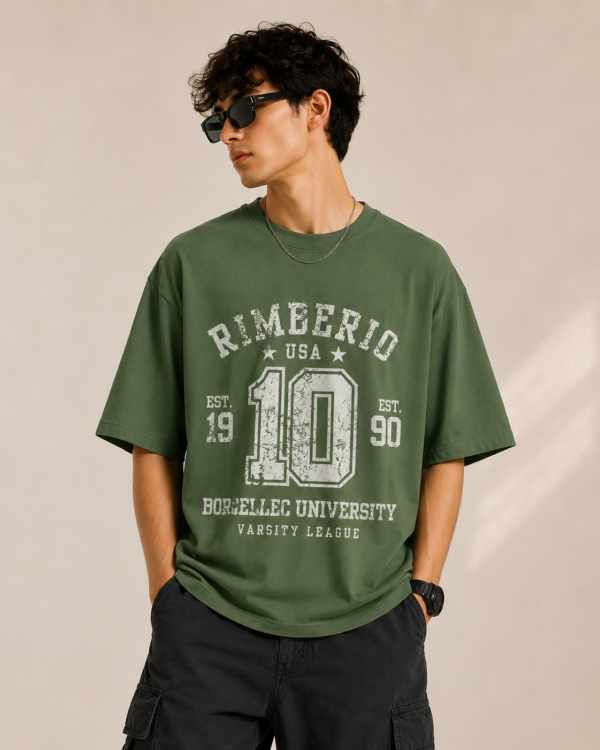 ChatGPT Image May 9, 2026, 03_27_52 PM Rimerio Varsity Oversized Tee – Olive Green