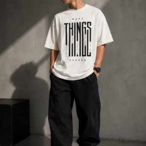 Make Things Happen Oversized T-Shirt