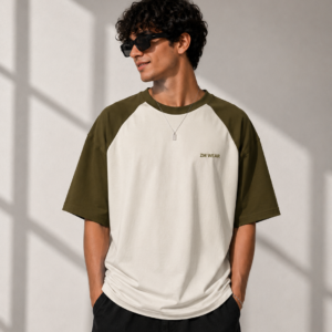 ZM Wear Raglan Oversized T-Shirt – Minimalist Casual Streetwear Tee