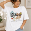 Radiance Graphic Oversized T-Shirt – White Inspirational Cotton Tee