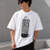 Ideas Come After Coffee Graphic T-Shirt – White Cotton Tee