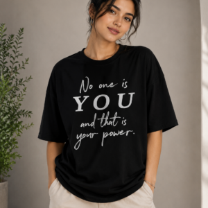Your Power Oversized T-Shirt – Motivational Graphic Tee for Women