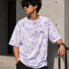 Lavender Tie-Dye Oversized T-Shirt – Unisex