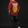 Insaan Bano Graphic Oversized T-Shirt – Red