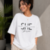 She Is Me Oversized T-Shirt for Women