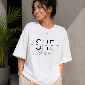 She Is Me Oversized T-Shirt for Women
