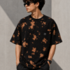 Black Tie-Dye Oversized T-Shirt – Unisex