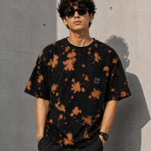 Black Tie-Dye Oversized T-Shirt – Unisex