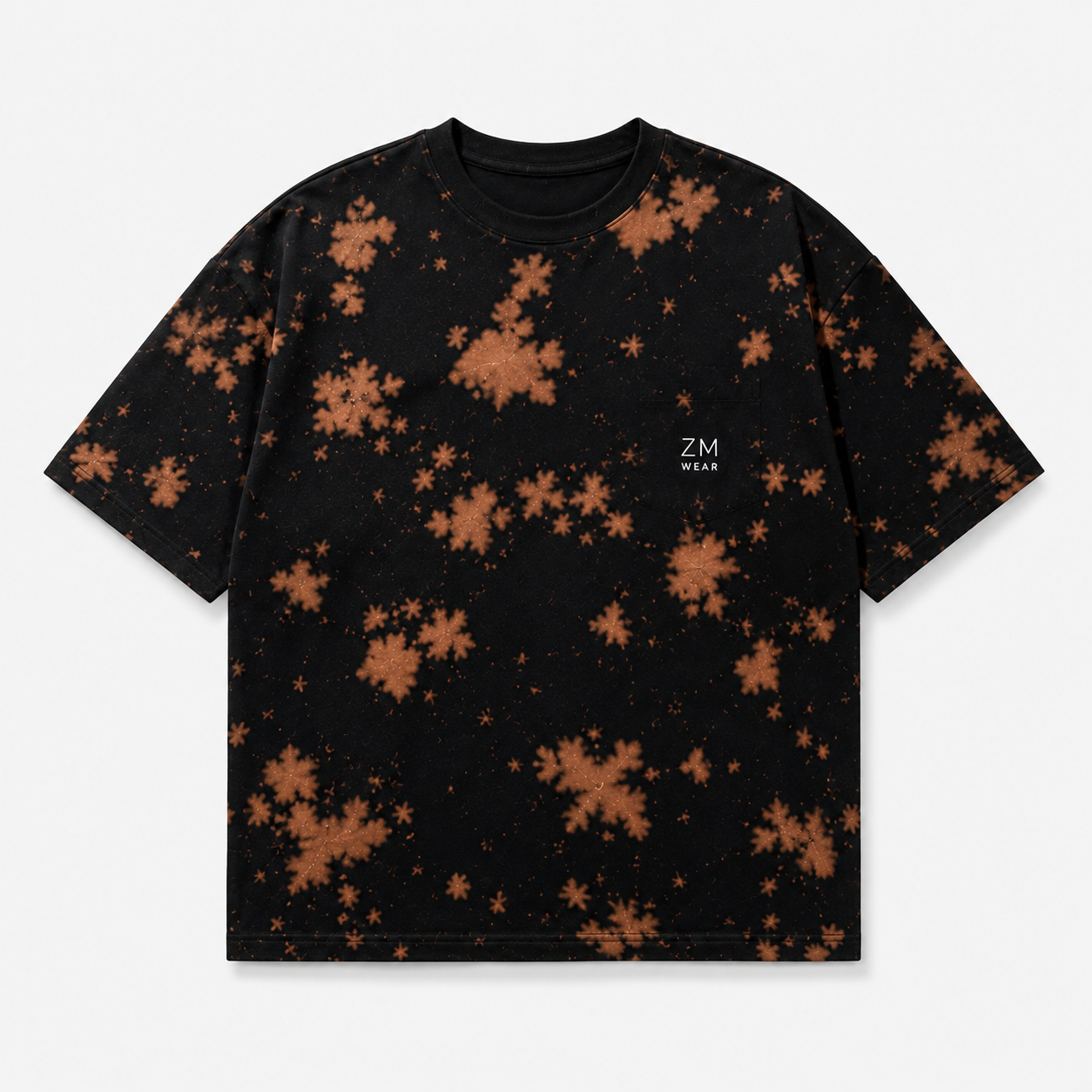Black Tie-Dye Oversized T-Shirt – Unisex