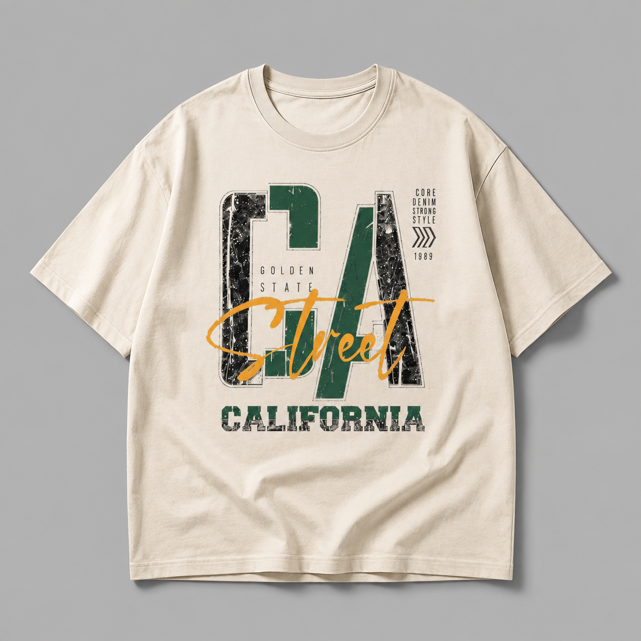 California Street Graphic Oversized T-Shirt