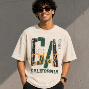 California Street Graphic Oversized T-Shirt